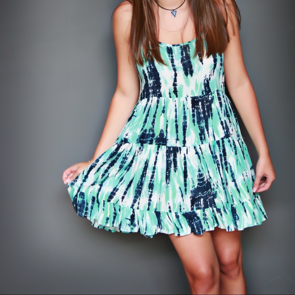 ocean drive tie dye dress
